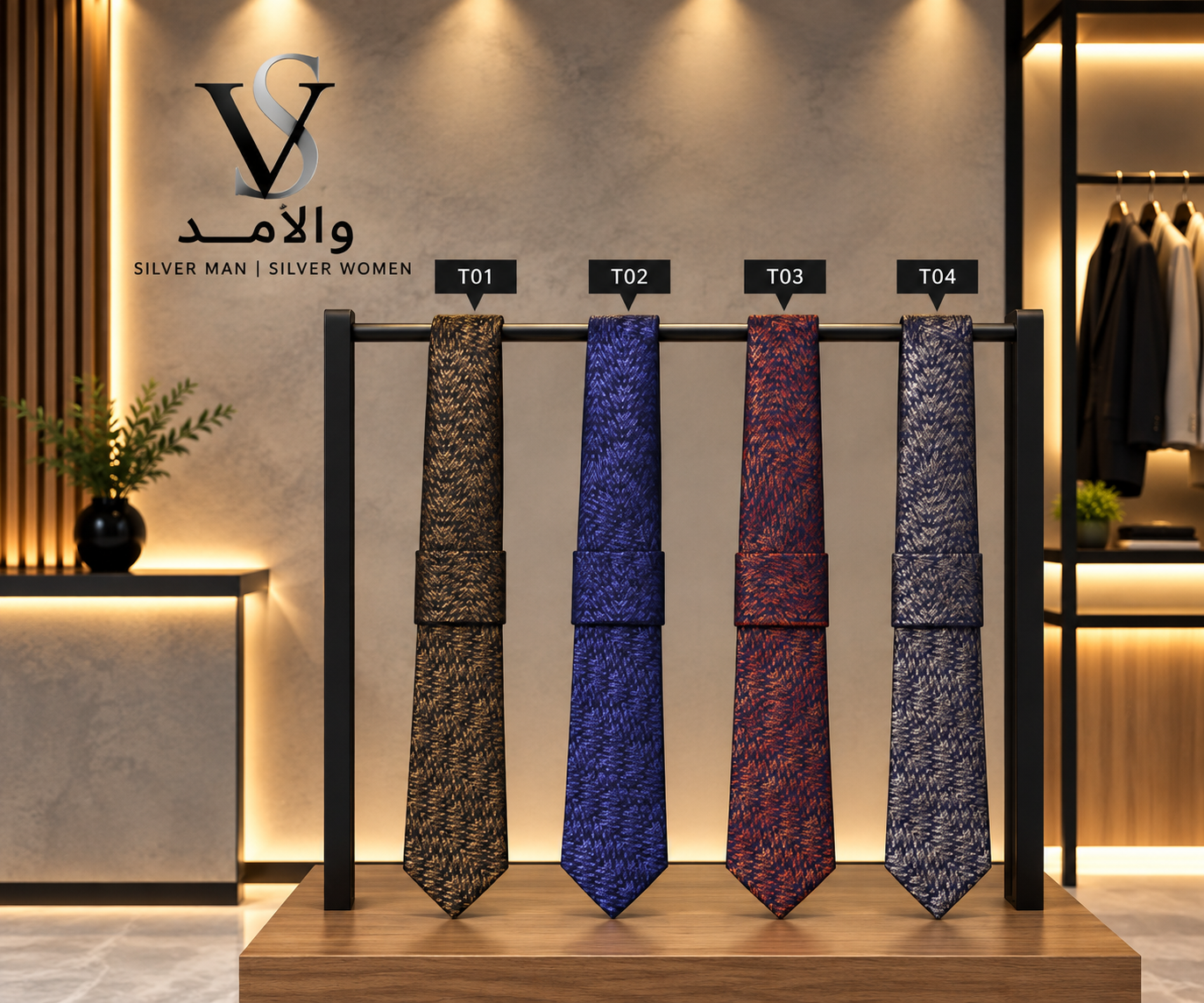 کراوات مردانه کراون